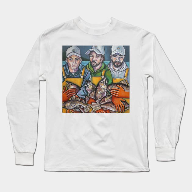 Daily Catch Long Sleeve T-Shirt by IleneRichard